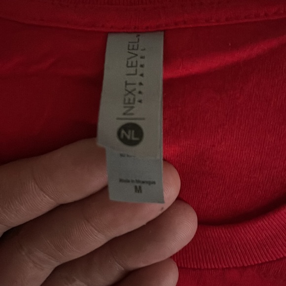 Red “TRAP” White Box Logo T-Shirt NEW. SUPER SOFT FIT - Picture 3 of 3